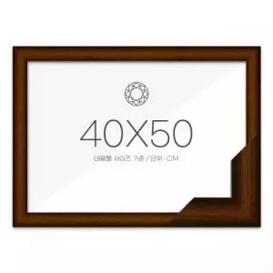 보석십자수 패브릭형 액자 40x50 고급형 우드 브라운