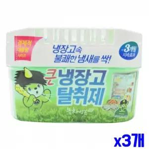 불쾌한 냄새 없애는 냉장고탈취제 420G 녹차 X3개