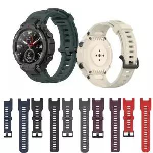Xiaomi Amazfit T-REX Pro 팔찌 소프트 스포츠 손목 스트랩용 실리콘 밴드 교체