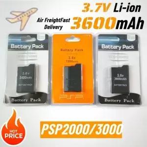 소니 PSP2000 휴대용 게임 콘솔 백업 배터리 팩 3600mAh PS Lite