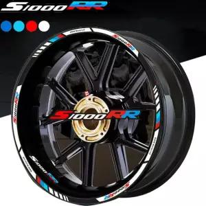 BMW S1000RR 휠 스티커 오토바이 액세서리 레이싱 반사 17 타이어 림 탭 데칼