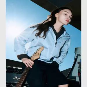 엄브로 클래식 플러스 스탠넥 바람막이 자켓 스카이블루 UR124CJK33 6039198