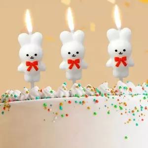 생일 초 홈파티 모양초 기념일초 케이크초 토끼생일초