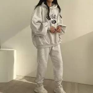 여성 트레이닝 셋업 후드티 운동복 세트
