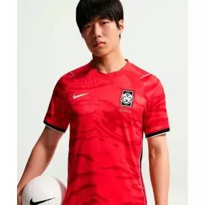 [나이키]대한민국 2026 스타디움 홈 드라이 핏 축구 저지 M - 글로벌 레드 블랙 화이트 클럽
