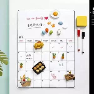 화이트보드 계획표 관리 스케줄 달력 칠판 일정표 계획 일정 가정용