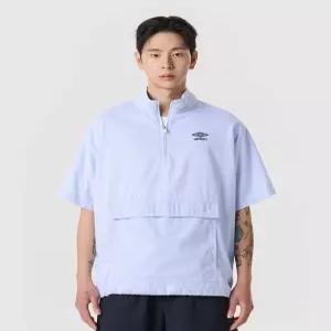 엄브로 시어서커 반팔 스탠넥 아노락 스카이블루 UR221CWT63 6505952