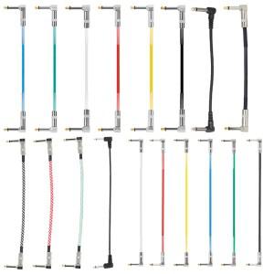 IRIN Guitarra 효과 케이블 15/30/50cm 페달 일렉트릭 기타 패치 코드 6.35mm 와이어 금속 헤드 액세서리