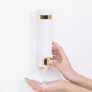 샴푸디스펜서 클린비 벽걸이 물비누 디스펜서 1구 400ml 화이트