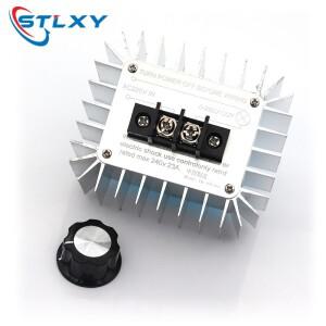 Stlxy AC 220V 5000W SCR 전압 조정기 컨트롤러 LED 조광 온도