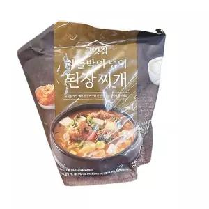 고깃집 차돌박이 냉이 된장 찌개 800g x 2개 아이스박스포장
