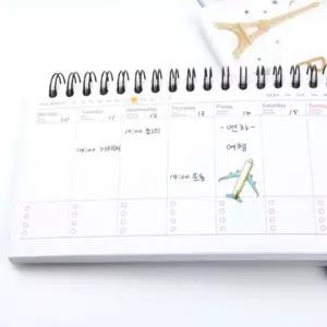 위클리플래너 사무실 일주일 일정 계획표