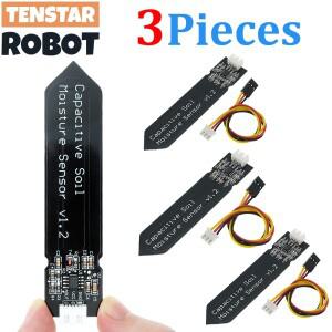 TENSTAR 정전식 토양 수분 센서 모듈, V1.2 부식 방지,  전압 와이어 아날로그, 3 개