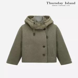 [써스데이아일랜드][Thursday Island] 패딩후드 핸드메이드 코트(T238MCT237W)
