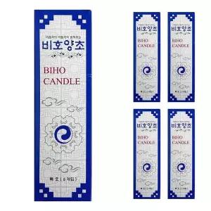 기둥양초 파라핀촛불 소망초 명상캔들 5개