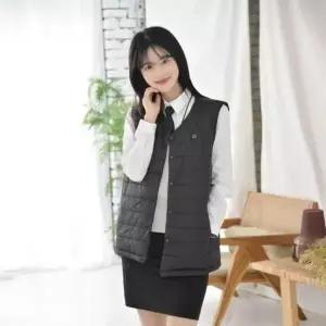 남자 겨울 학생패션 숏 경량 배터리없음 여성 경량조끼 발열 패딩 조끼 걱정없이 교복패션 교복몰