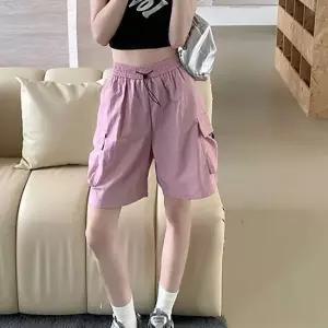 [라일리여성의류] Rly RNR-0163 카고 스트링 반바지 밴딩 50681072)