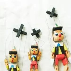 피노키오 마리오네트 미니어처 선반 식당