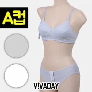 [라일리여성언더웨어] Rly DC VIVADAY-GJ10 매쉬 A컵브라팬티세