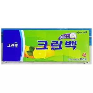 위생백 크린 25x35 100매 X 2개 일회용 속지 위생팩