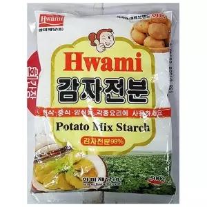 감자 전분 화미 500g 가루 업소용 식당용 대용량 식당