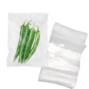 지퍼백 투명 PE 막쓰는 비닐팩 벌크100매 15x20중