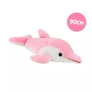 돌고래 90cm 애착 동물인형 핑크 영아트 쿠션인형