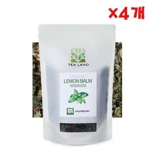 유기농 레몬밤 40g X 4개 대용량 레몬밤티 허브 잎차