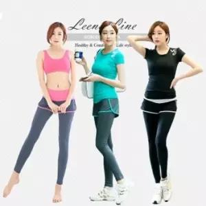 셀럽하우스 요가팬츠 TP09 스타일리쉬 배색라인 이중팬츠