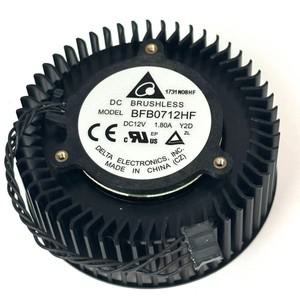 델타 전자 서버 냉각 선풍기, BFB0712HF, DC 12V, 1.8A, 65x65x24mm, 4 와이어