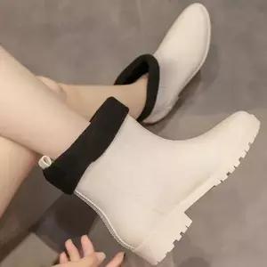 부츠 부츠 여성 방한 무광컬러 기모 패션 캐주얼한-WFOI6DZ