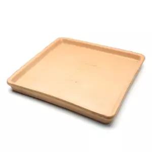 황토빛 화분받침 정사각 30x30cm(내경27x27cm)