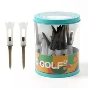 골프티꽂이 클리어골프티25개입 롱롱티83mm 블랙 티꽂이-WFOIB4F