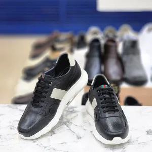 허시파피남성 4cm 블랙 경량 컴포트 캐주얼 워킹 스니커즈 3MQ5592560896