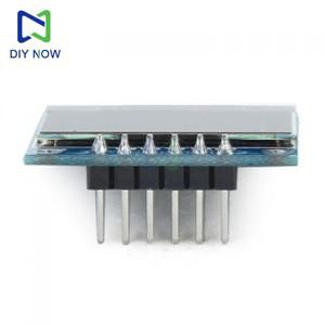 미니 단색 OLED 디스플레이 모듈, 0.96 인치, 6PIN, 3.3V 해상도, 128x64 제어 칩, SSD1306 SPI/IIC