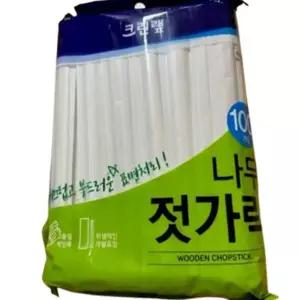크린랩 나무젓가락 100p 일회용젓가락 위생젓기락 업소용젓가락