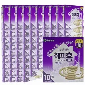 유한양행 해피홈 모기향s 코일형 10P x 60개 (1박스)
