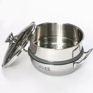 찜기 찜통 스텐 IH 2단 찜솥 스텐찜통 키친아트 찜냄비 20cm