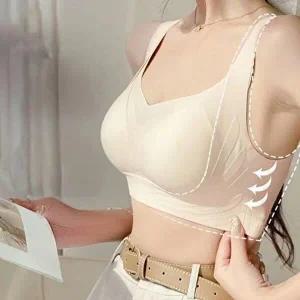 코르셋 흉부압박브라 심리스 브라 슬림라인 실리콘 성능 좋은