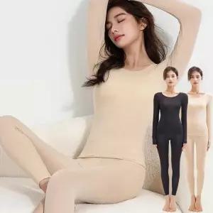 [로즈엘리]바디핏 초경량 슬림웨어 발열내의 상하세트 2컬러