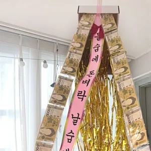 돈벼락 용돈박스 용돈 부모님 생신 환갑 반전
