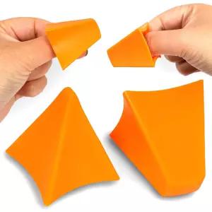 쿠티르 2 PCS 실리콘 코킹 도구 키트 - 주방 욕실 창문을 위한 부드러운 적용 그라우트 스프레더 및 조인트
