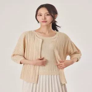 [조이너스]시스루 집업 7부 가디건_JACS2-WSC100