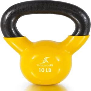 ProsourceFit 비닐 코팅 주철 케틀벨 전신 피트니스 운동용
