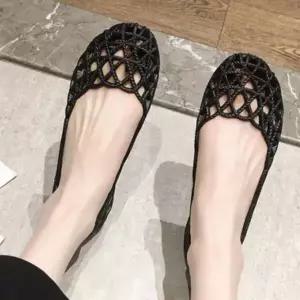 [하프클럽/]여성 여름 물놀이 수영장 신발 아쿠아 젤리 플랫 슈즈