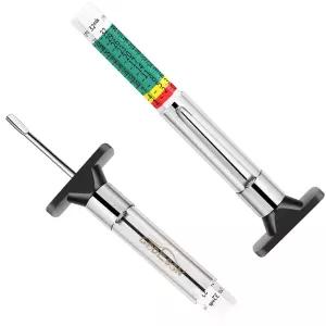GOEDESON 88702 스마트 컬러 코딩 타이어 트레드 깊이 게이지 2피스(1팩)