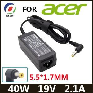Acer Aspire D270 용 19V 2.1A 40W 5.5x1.7mm AC 어댑터 노트북 충전기 전원 공급 장치