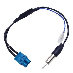 RNS510/RCD510/310/Golf/MK5/MK6/Passat B6/B7/Tiguan 용 앰프가있는  듀얼 FAKRA RF 라디오 안테나 어댑