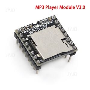 DFPlayer 미니 소형 MP3 플레이어 모듈  V3.0  16P TF 카드  U 디스크  DF 오디오 음성 보드