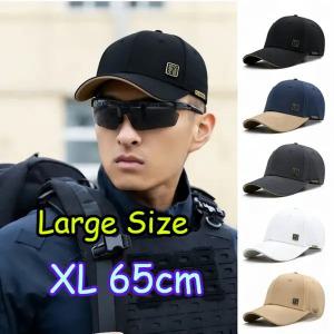 빅 사이즈 65cm XL 곡선형 야구 모자 남성용 여름 레터링 헤드 등산 골프 트러커 캡 대형 63cm
